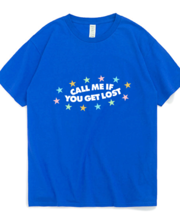 Blue Call Me If You Shirt