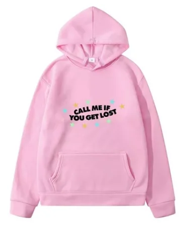 Call Me If You Get Lost Pink Hoodie