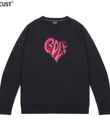 Golf Wang Heart Flower Le Fleur Black Sweatshirt