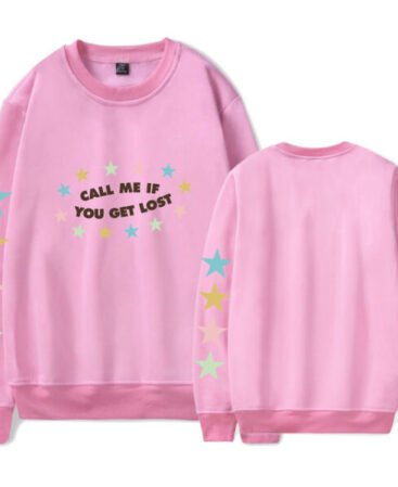 Call Me If You Get Lost Pink Sweatshirt