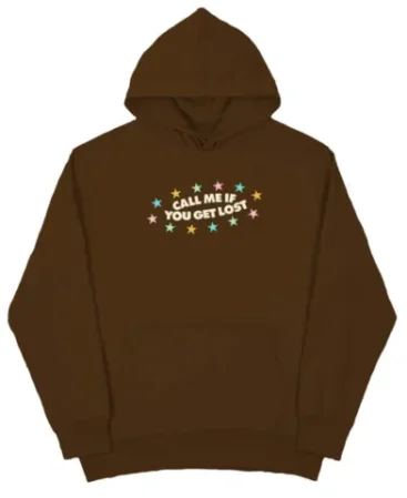 Call Me If You Get Lost Hoodie Brown