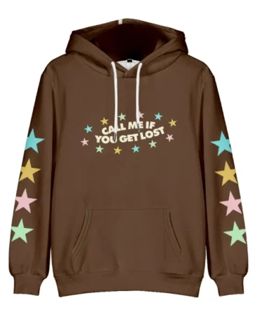 Brown Call Me If You Get Lost Hoodie