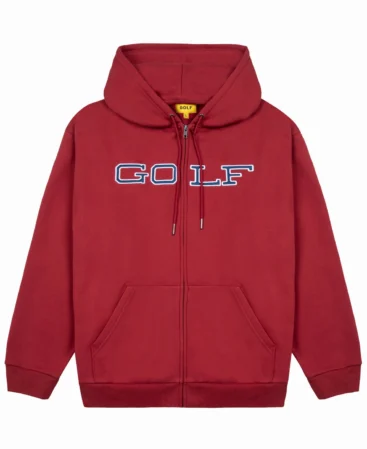 Zip Up Red Golf wang Hoodie