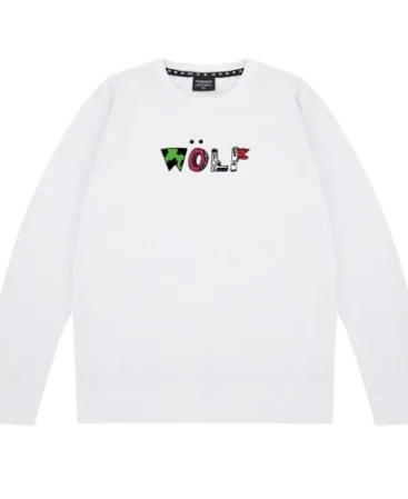 White Tyler The Creator Wolf Sweatshirt